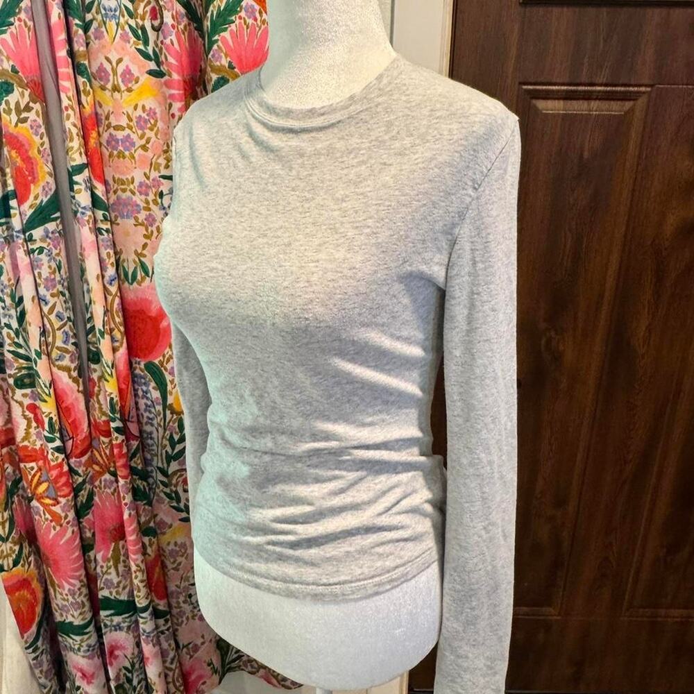 SKIMS Medium Cotton Jersey Long Sleeve Top